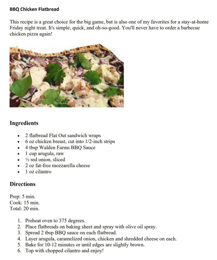 Recipes - TRUE FITNESS